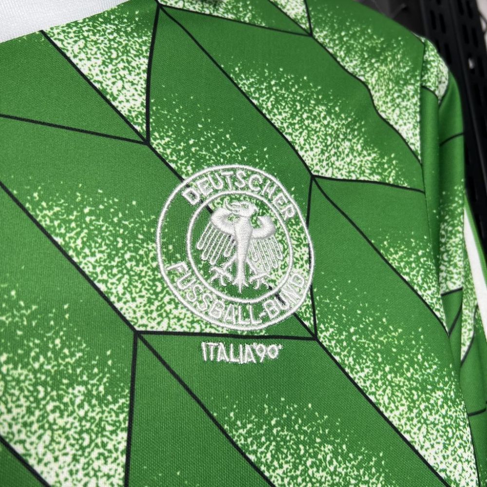 Germany 1990 Away Long Sleeve Retro Jersey