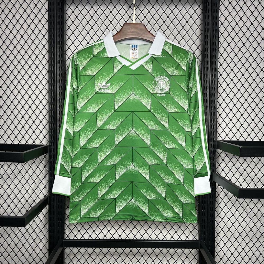 Germany 1990 Away Long Sleeve Retro Jersey