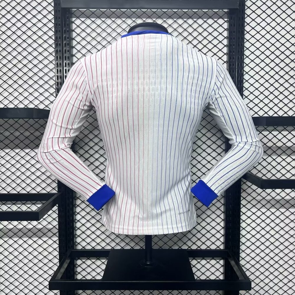 France 2024/25 Euro Away Long Sleeves Jersey – Player Version