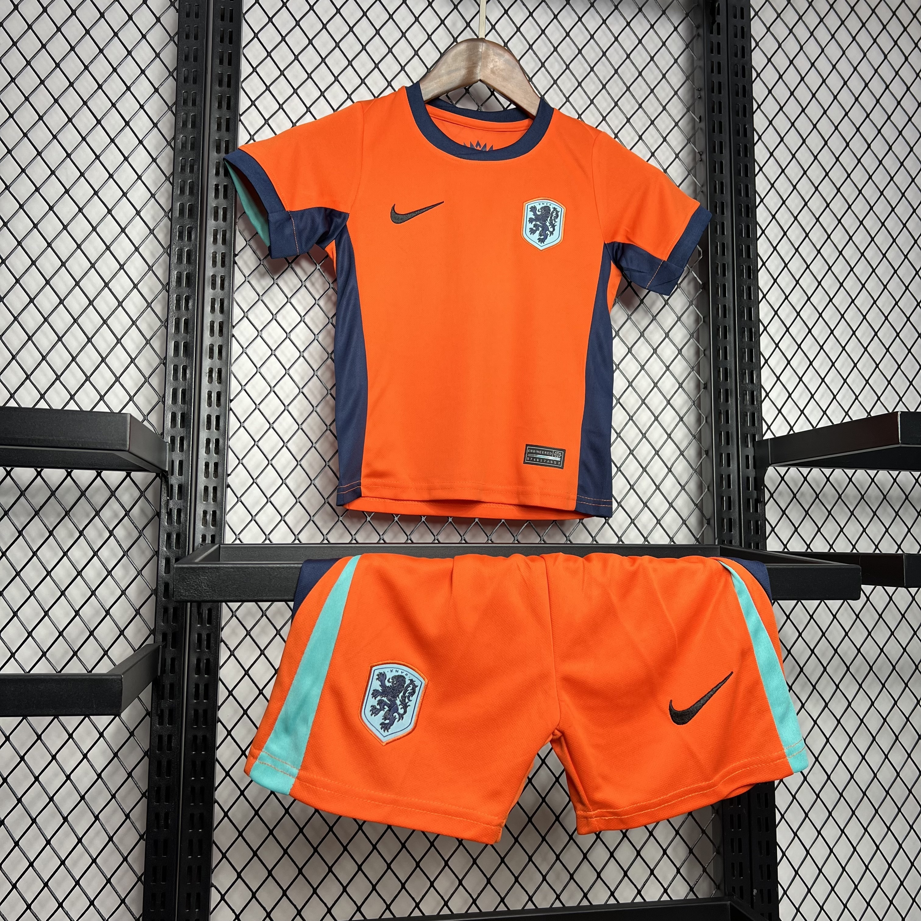 Netherlands 2024/25 Euro Home Kids Kit