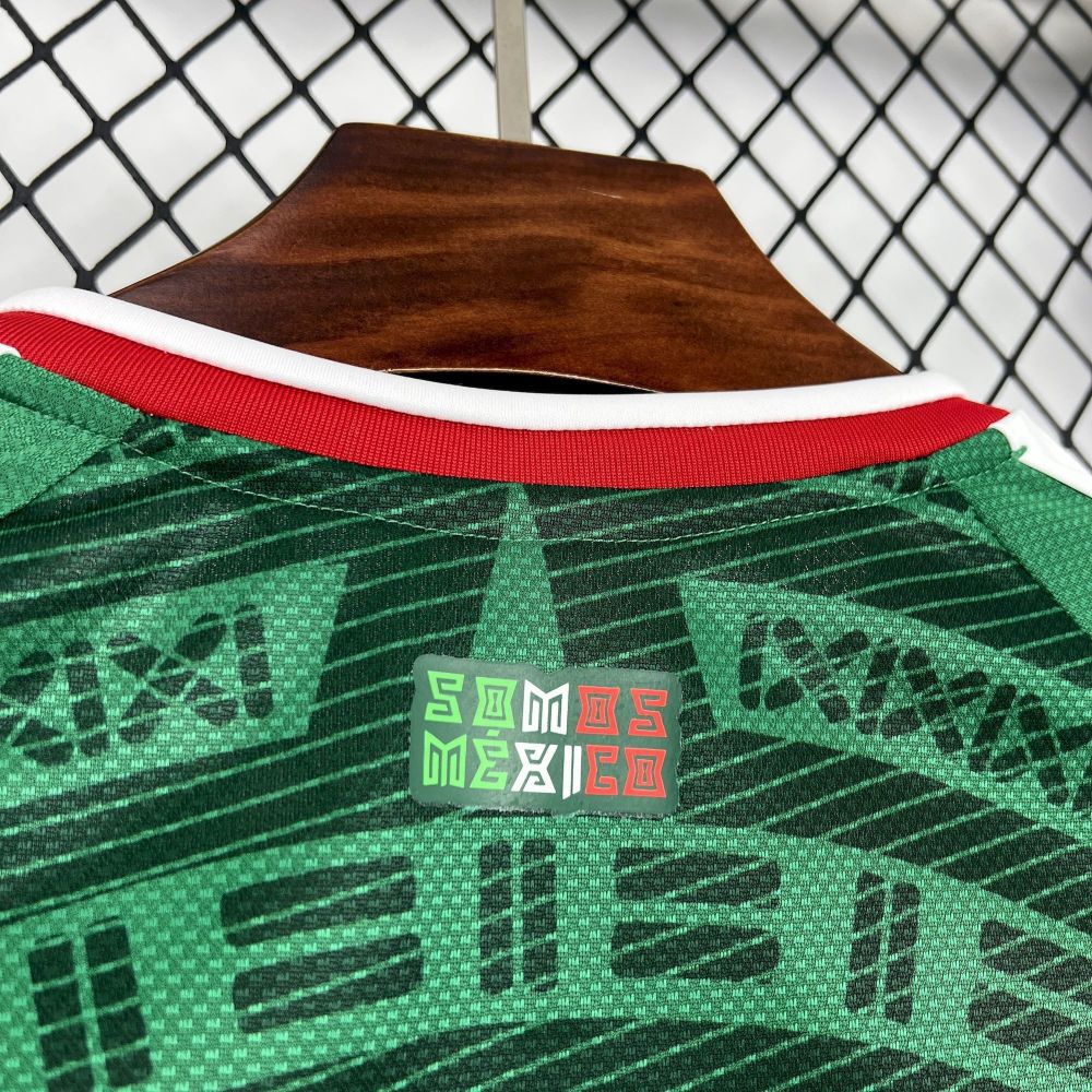 Mens Mexico 2026 World Cup Home Long Sleeve Jersey