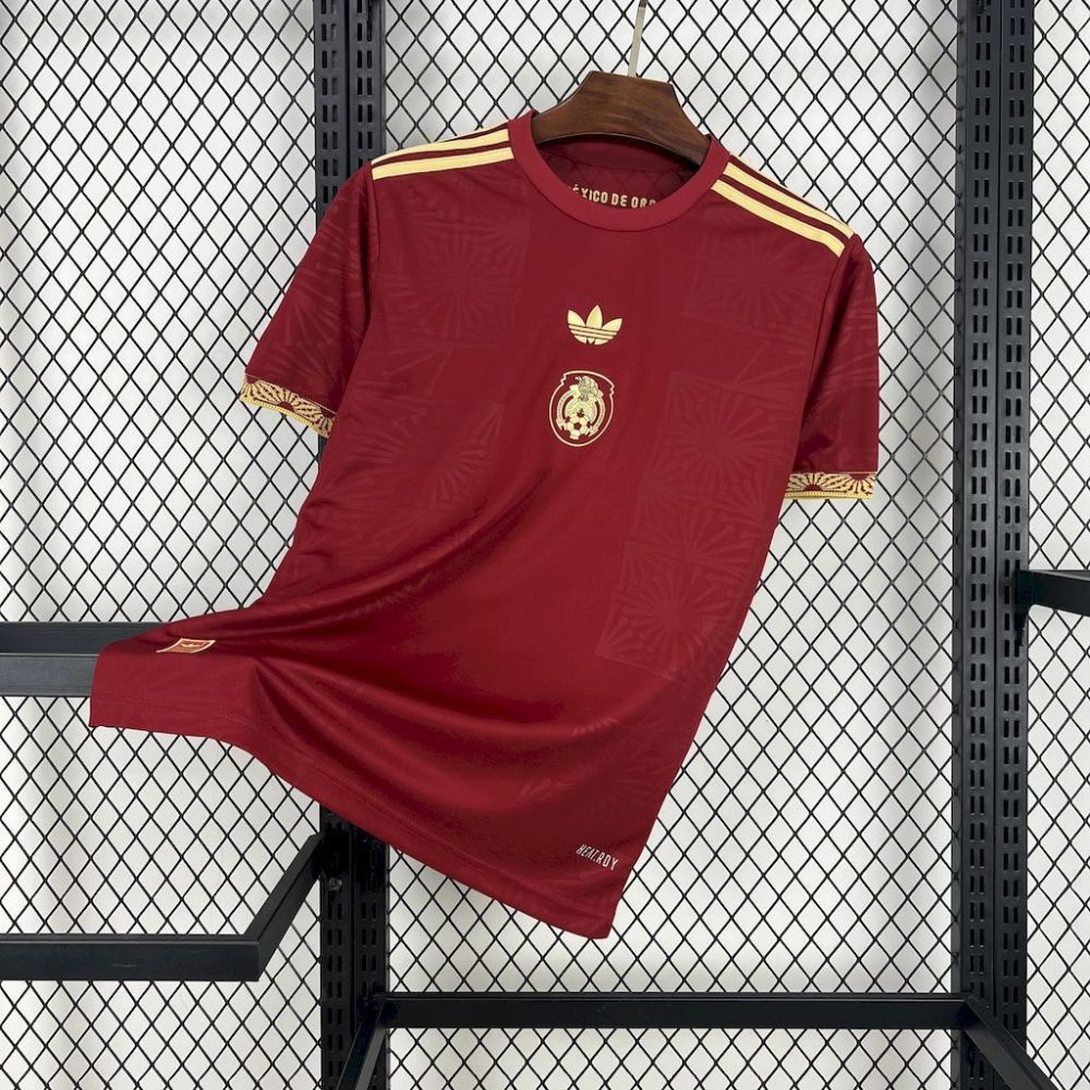 Mexico 2025/26 Gold- Red Jersey
