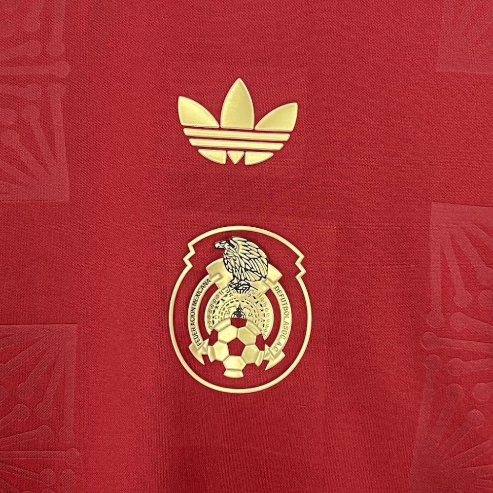 Mexico 2025/26 Gold- Red Jersey