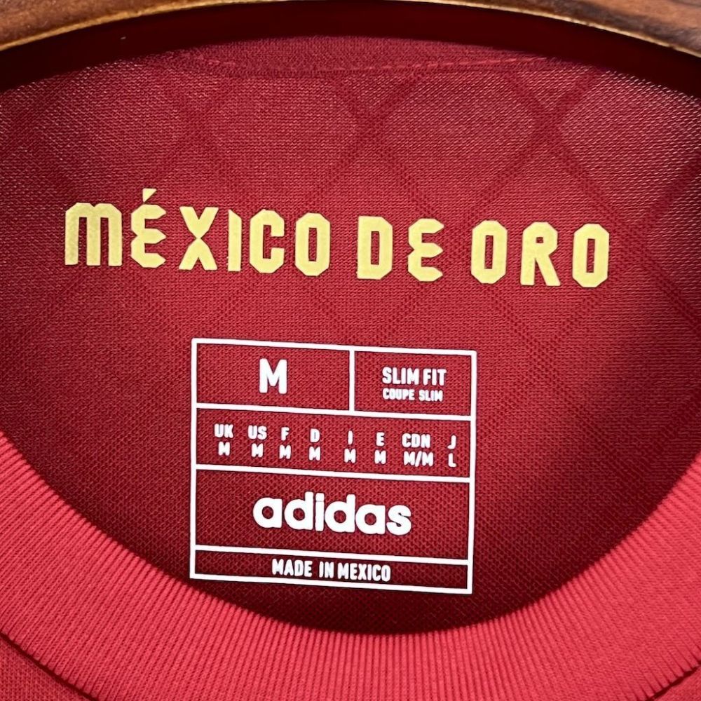 Mexico 2025/26 Gold- Red Jersey