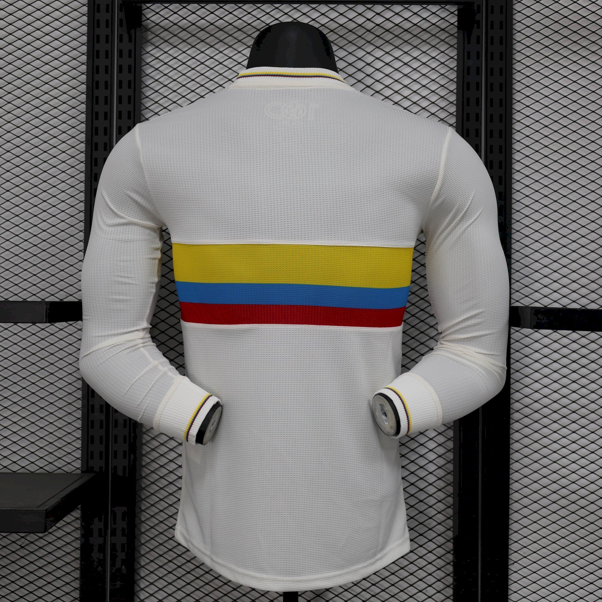 Colombia 2024/25 100th Anniversary Long Sleeves Jersey Player Version
