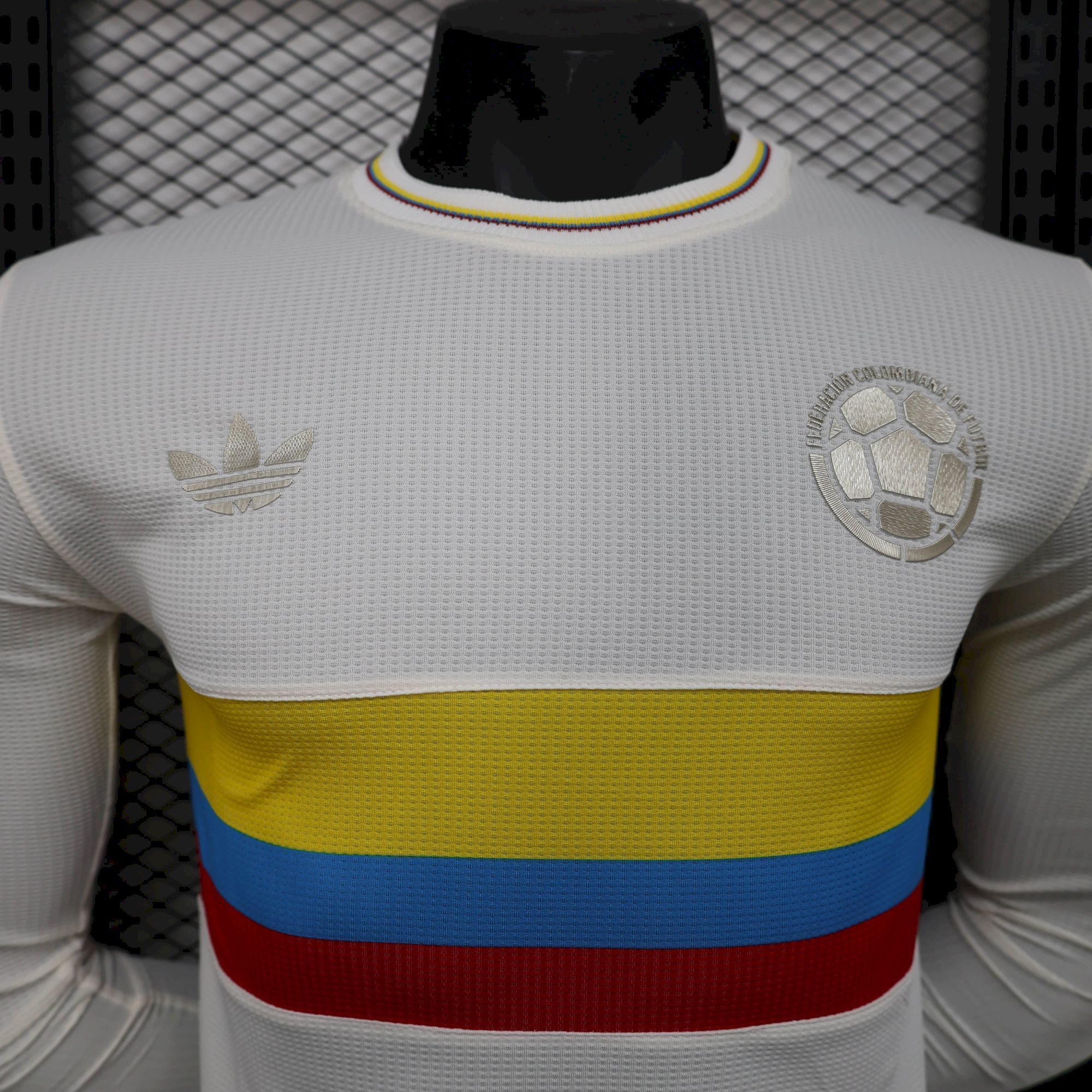 Colombia 2024/25 100th Anniversary Long Sleeves Jersey Player Version