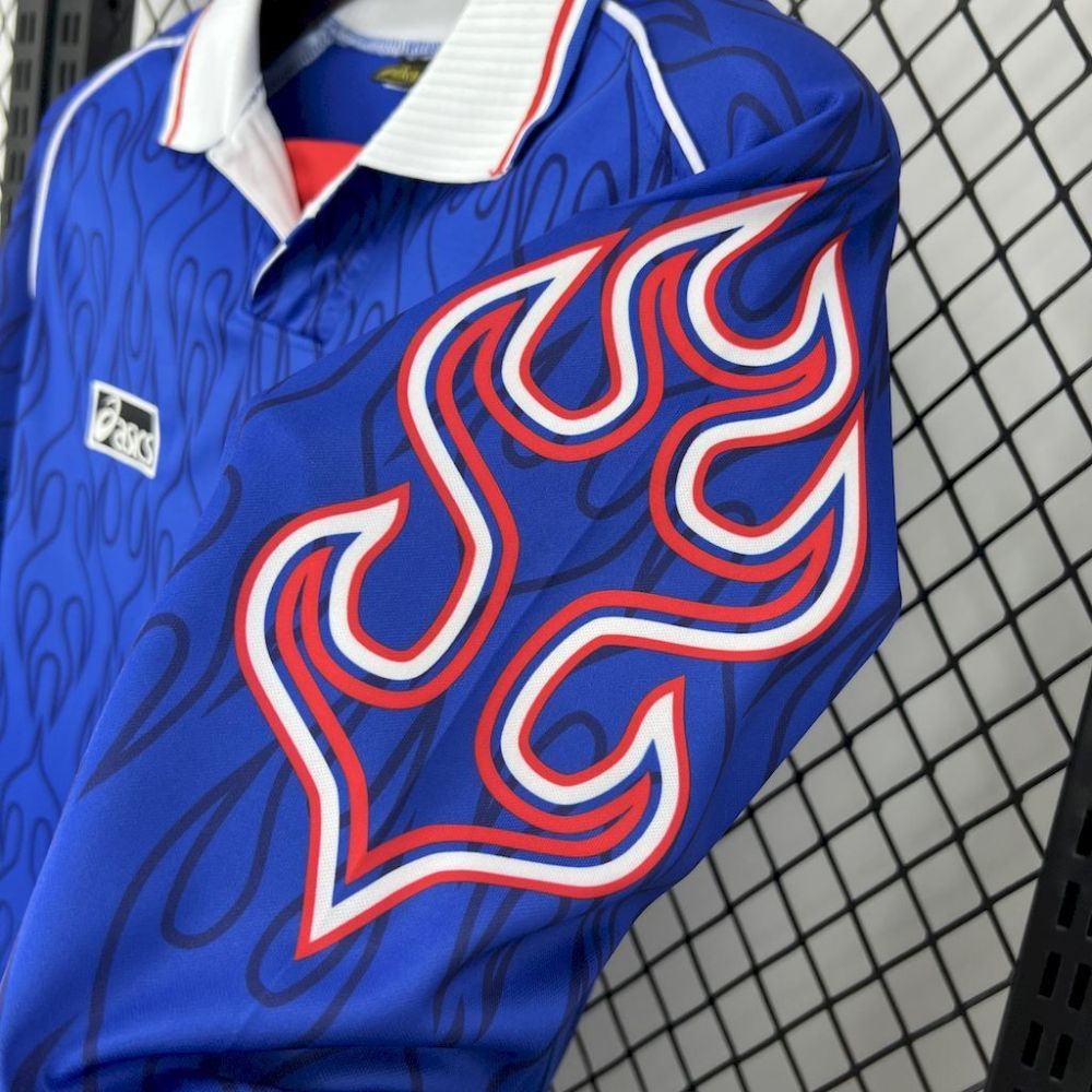Japan 1998 Home Long Sleeves Retro Jersey