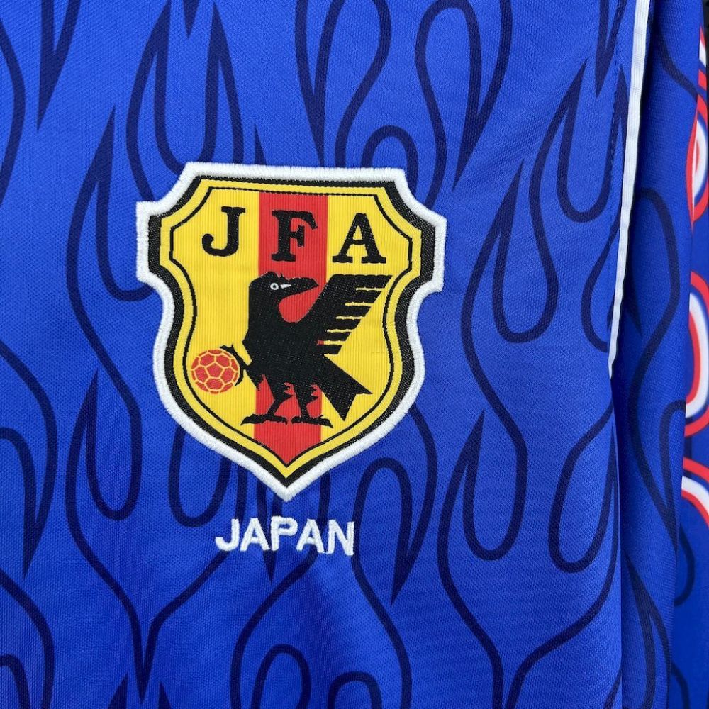 Japan 1998 Home Long Sleeves Retro Jersey