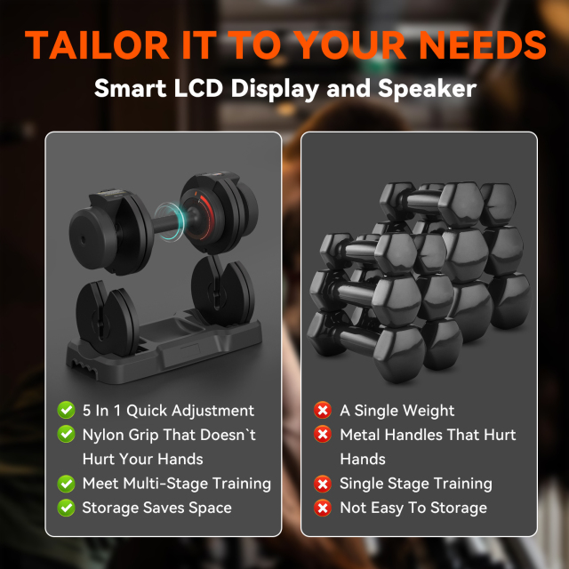 Adjustable Smart Dumbbell