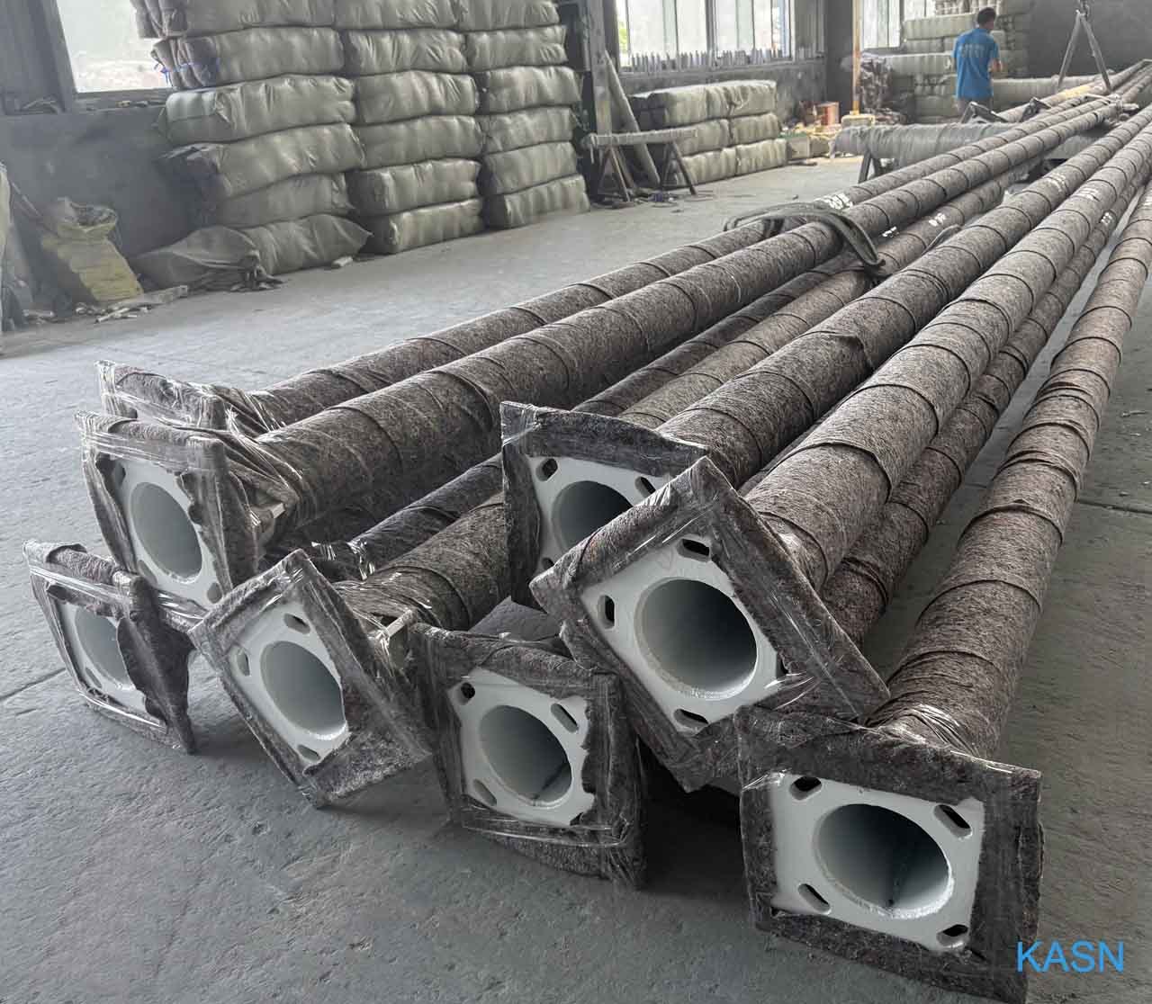 Processing Based on Drawings, Customized Light Poles, Street Light Poles
