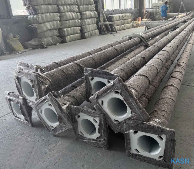 Processing Based on Drawings, Customized Light Poles, Street Light Poles