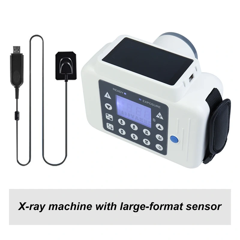 VVDental X-ray Sensor Fluoroscopic Exposure Unit with Display Portable Aluminum Box Camera Digital Transmission High Definition