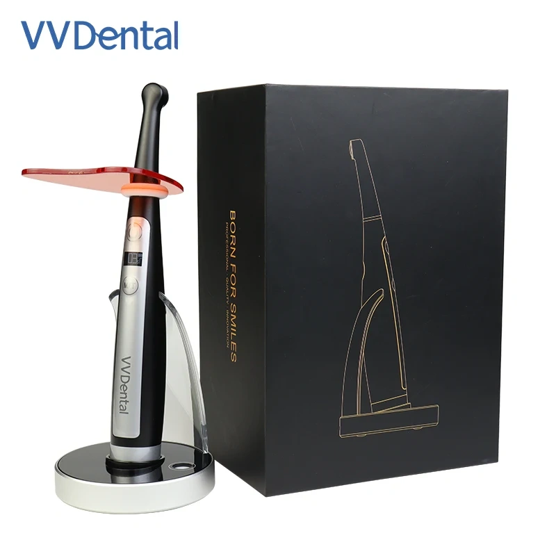 LV-9 Denta  Nail Curing Light  1 Second Body Wireless Curing 6 Mode Functions Continuous Shift  Resin Curing Machine Metal NEW