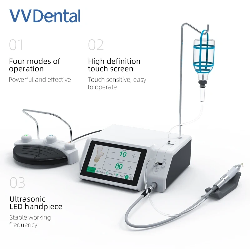 VVDental Bone Cutter Machine Osteotome Consists of Four Modes  Osteotomy, Periodontal, Root Canal and Cleaning Patterns  1 SET