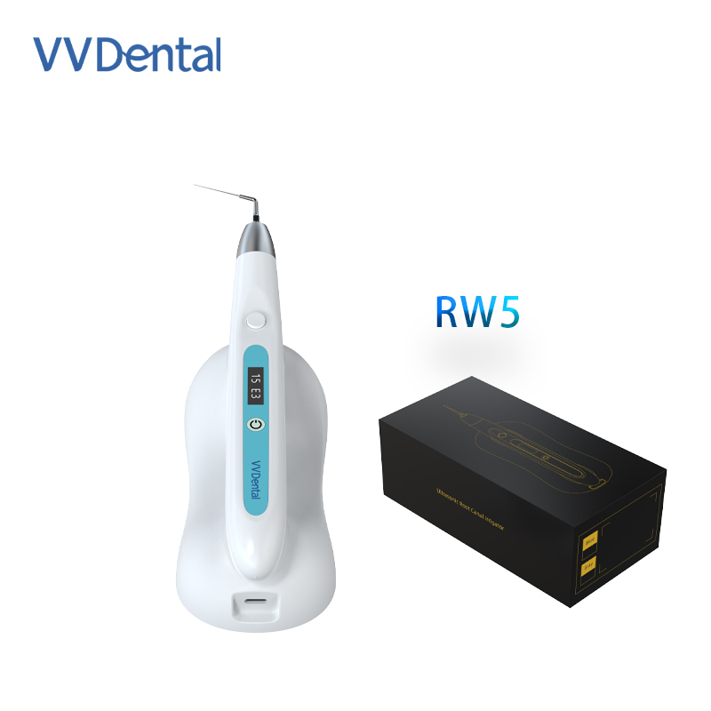 VVDental Ultrasonic Root Canal Swing Wash Tooth Root Cleaning Nest Wash Magnetic Charging Base with 5 Tip RW-5