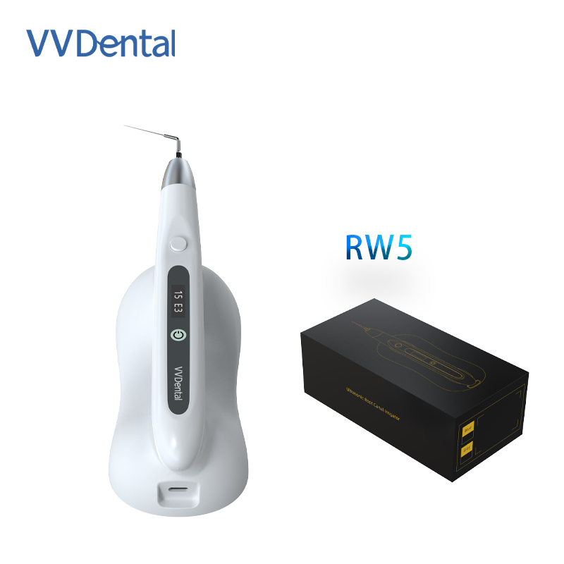 VVDental Ultrasonic Root Canal Swing Wash Tooth Root Cleaning Nest Wash Magnetic Charging Base with 5 Tip RW-5