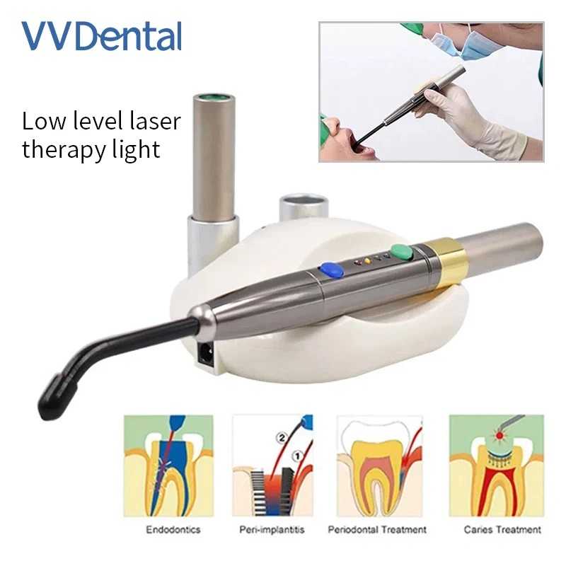 VV Dental Diode LaserLow Level Laser Oral Care Antiseptic Infrared Light for Pain Relief Human Soft Tissue Sterilisation LED