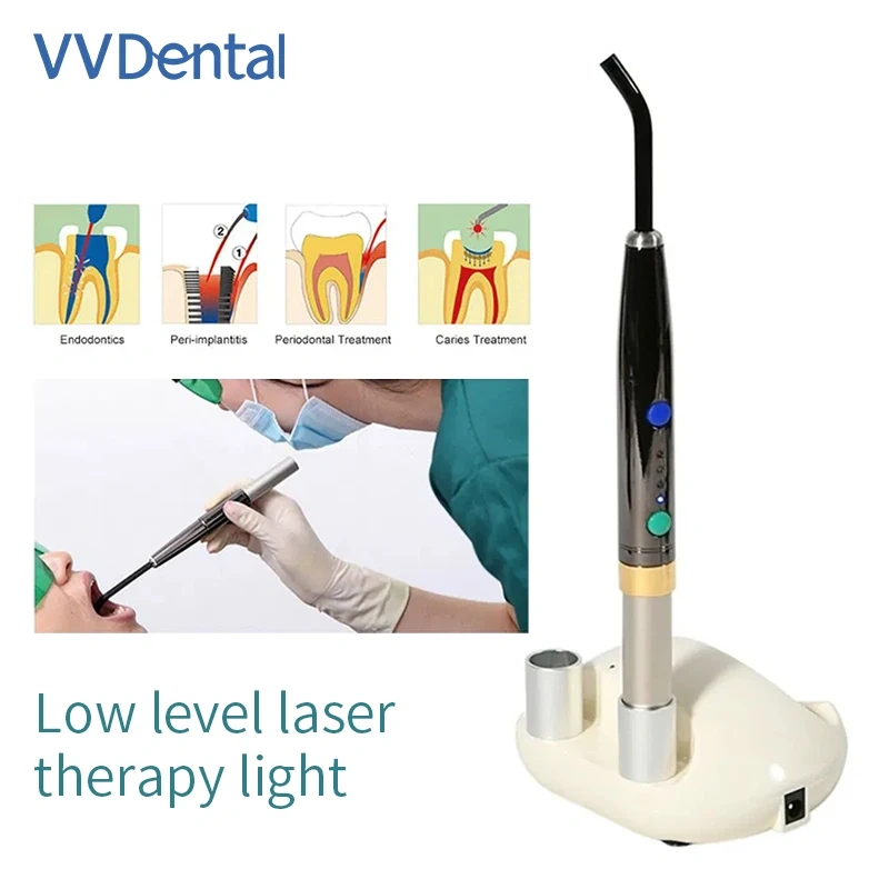 VV Dental Diode LaserLow Level Laser Oral Care Antiseptic Infrared Light for Pain Relief Human Soft Tissue Sterilisation LED
