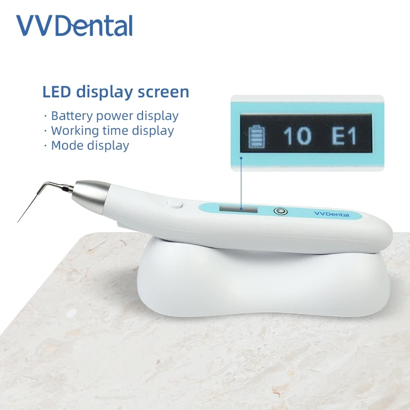 VVDental Ultrasonic Root Canal Swing Wash Tooth Root Cleaning Nest Wash Magnetic Charging Base with 5 Tip RW-5