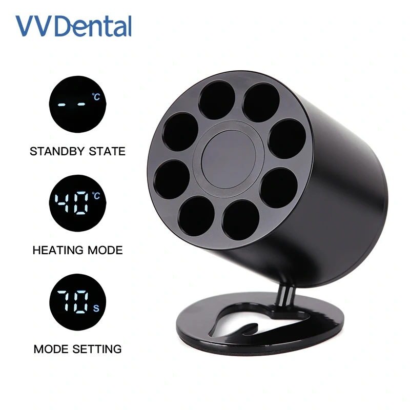VV Dental AR Heater Composite Heating  Softening dental composite   8-Hole Heating Equipment Low Temperature Rapid Softening
