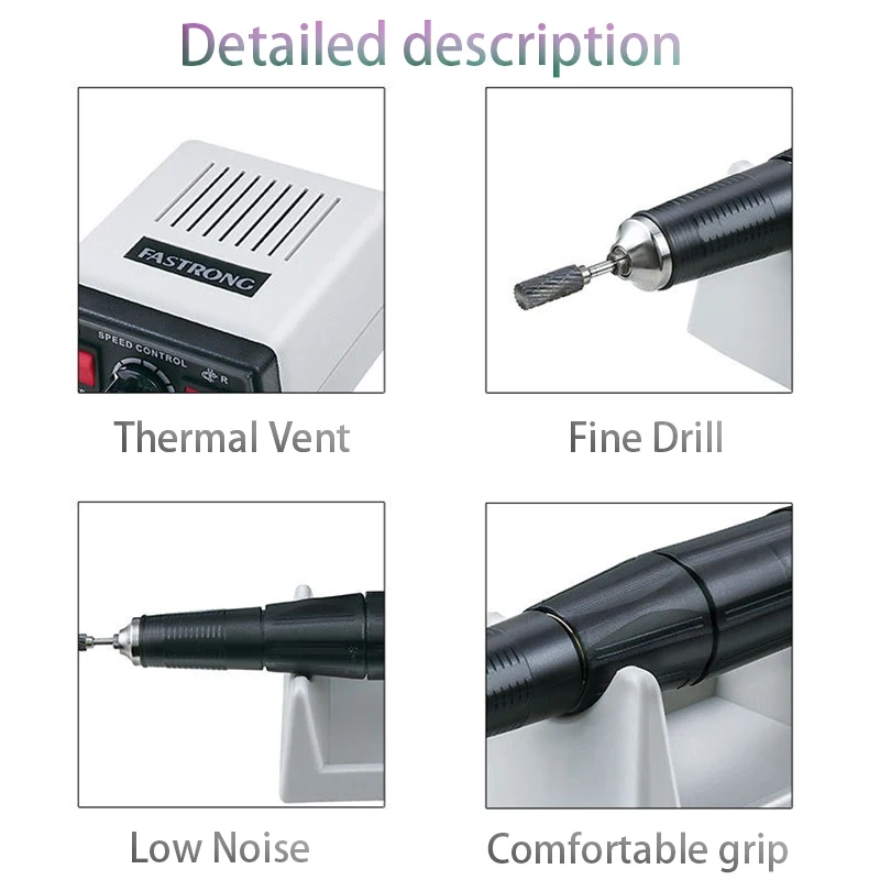VVdental Model 204 Grinder for Dental Grinding Nail Polishing Complete Dental Nail Polishers  Electric Portable