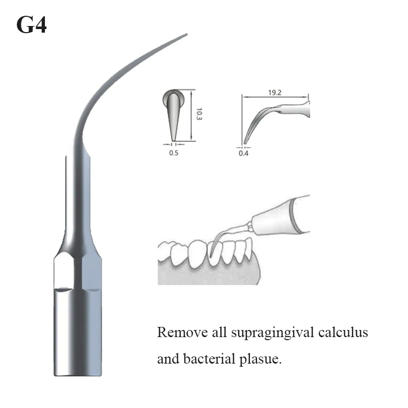 Original Tips for Scaler Tips for Supragingival Scaling for EMS/Woodpecker-UDS VVDental G1 G2 G3 G4 G5 G6 Scaler Accessories