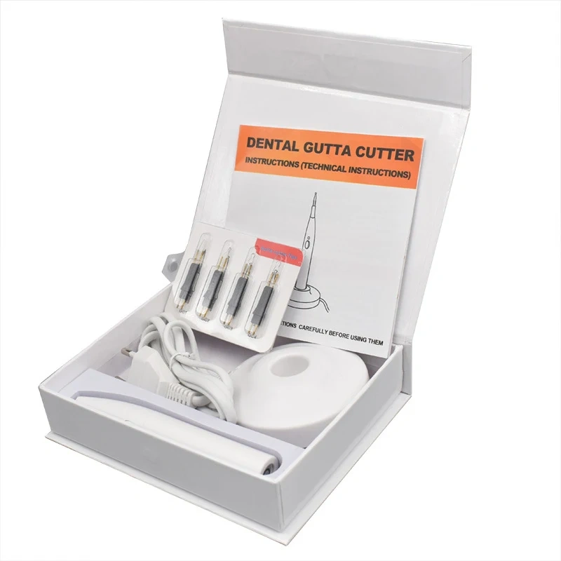 VVDental Gutta Percha Cutting Tool Rapid Heating Electrocoagulation Hemostatic Pen Gingival Cutter Wireless Charging with 4 Tips