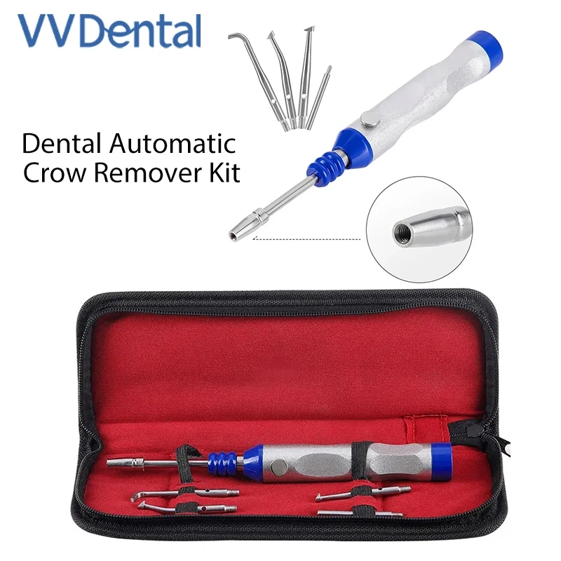 VV Dental Automatic Crown Remover, Dentist Orthodontic Crowns Bridge Remover, Adjustable Stainless Steel Automatic Tools Wrench