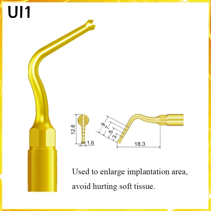 Multi-Purpose Suit for MECTRON/ WOODECKER/SATELEC Tooth Extraction and Implant Periodontal Surgery Maxillary Sinus Lift Work Tip