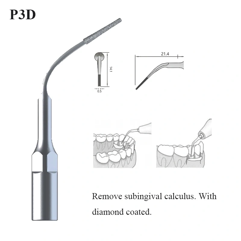 Scaler Tips Removal of Subgingival Calculus for EMS/Woodpecker-UDS Ultrasonic Piezo Tips Tooth Cleaning