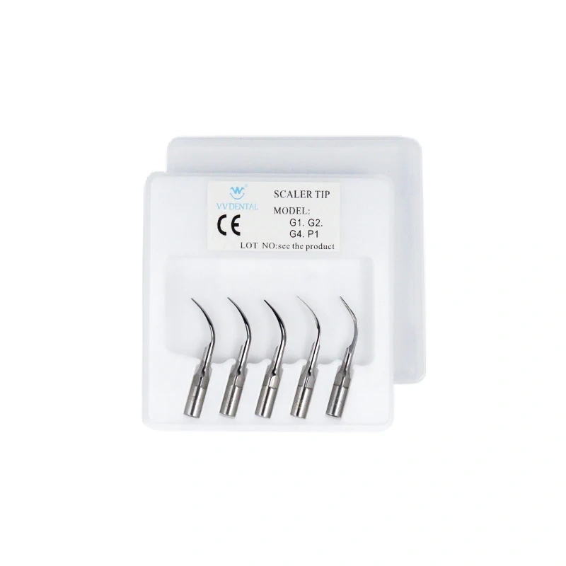 VVDen Ultrasonic Scaler Plastic Portable Nail Engraving Machine Supragingival Subgingival Cleaning with 5 Tips VET-1-LED
