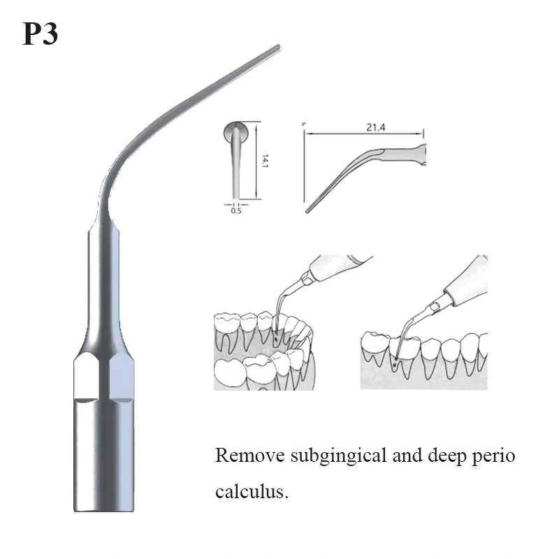 Scaler Tips Removal of Subgingival Calculus for EMS/Woodpecker-UDS Ultrasonic Piezo Tips Tooth Cleaning