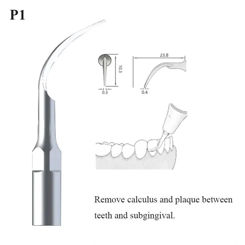 Scaler Tips Removal of Subgingival Calculus for EMS/Woodpecker-UDS Ultrasonic Piezo Tips Tooth Cleaning