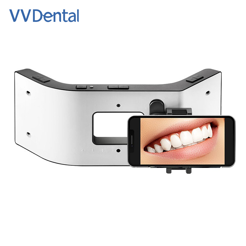 VV Dental Photo Light,with Stand Oral Observation Instrume, 20 LED Lamp Heads, Dental Health Observation Auxiliary Photo Equipment
