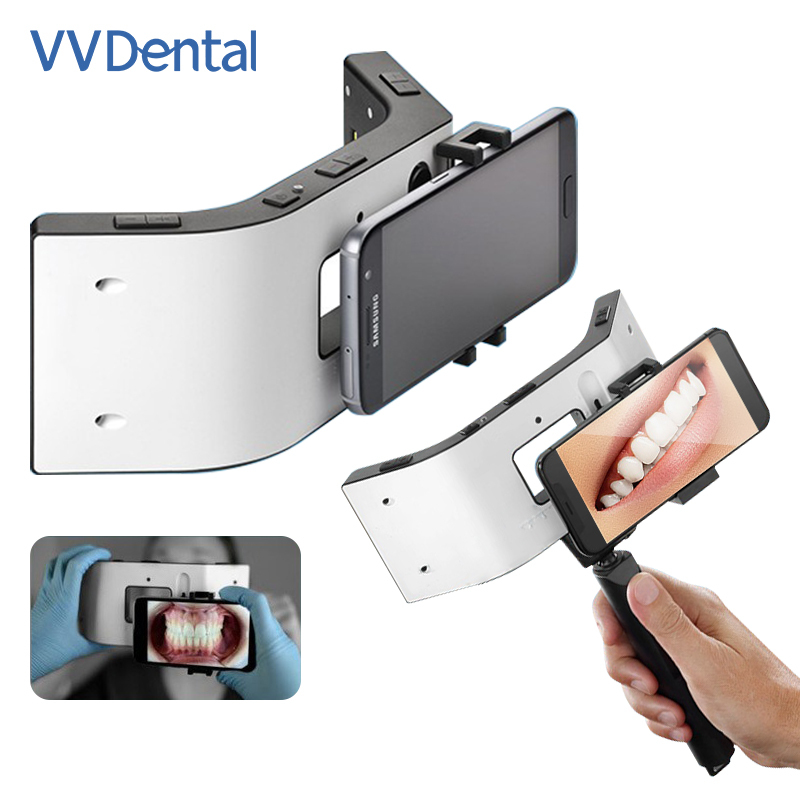 VV Dental Photo Light,with Stand Oral Observation Instrume, 20 LED Lamp Heads, Dental Health Observation Auxiliary Photo Equipment
