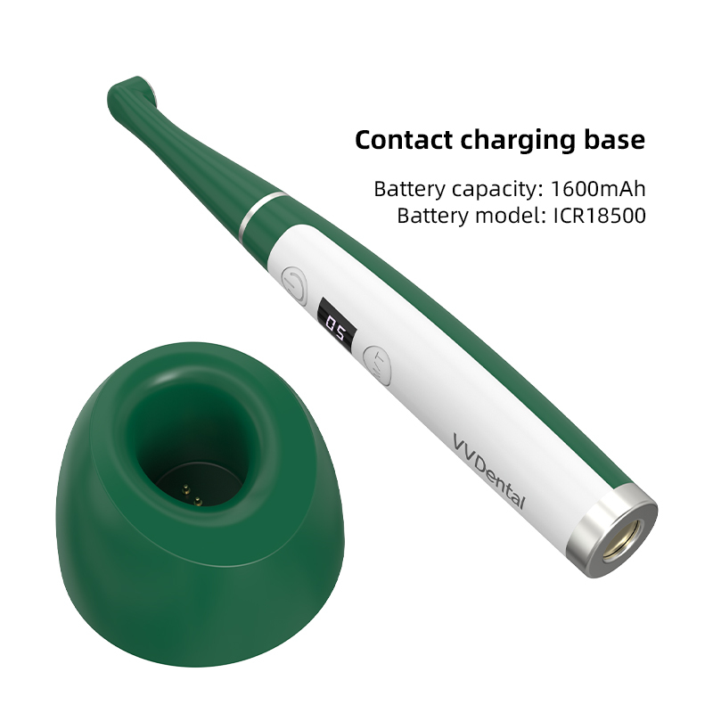 VV Dental Curing 1S  Photopolymer Outdoor Plastic Flashlight with Six Test Heads Wireless Charging Base  3200mw/cm²  LV6