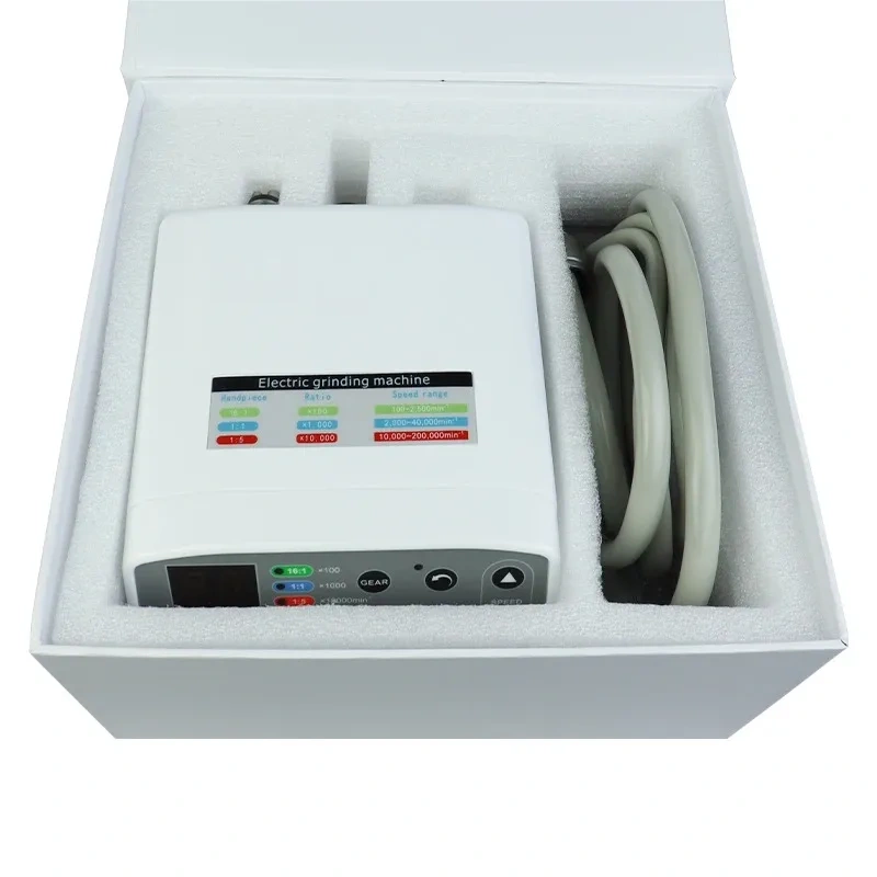 VVDen  Electric Motor  Plastic Portable Nail Engraving Machine  Angle Motor Sanding Machine Dental Handpiece China 1set
