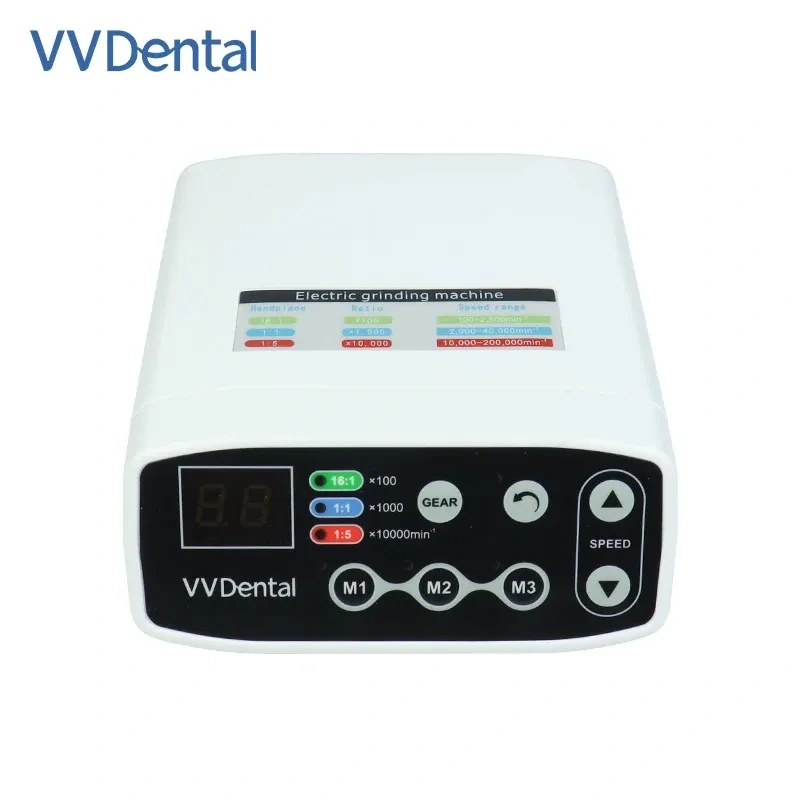 VVDen  Electric Motor  Plastic Portable Nail Engraving Machine  Angle Motor Sanding Machine Dental Handpiece China 1set