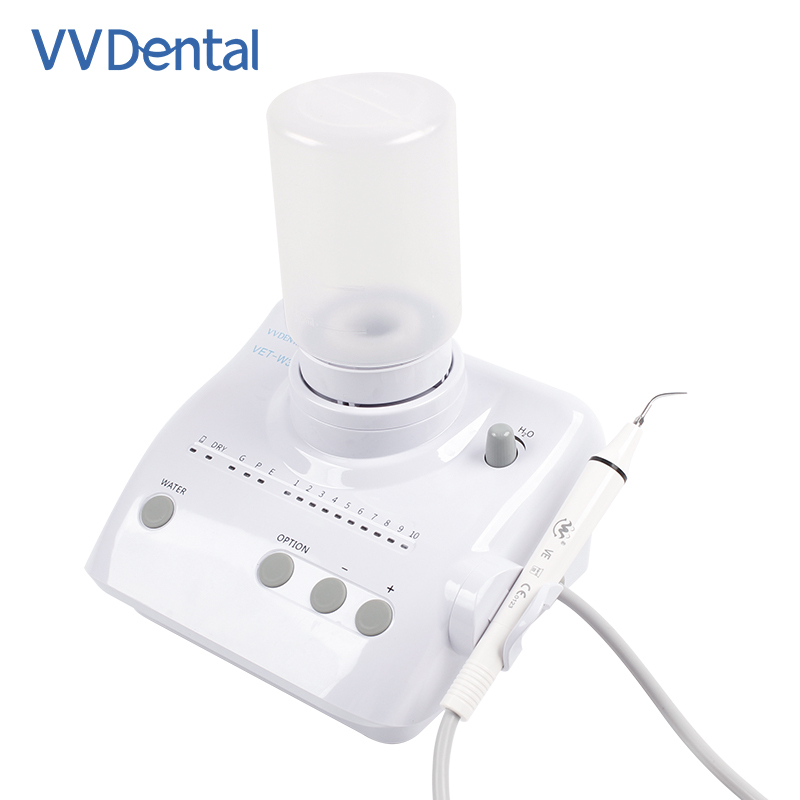 VVDental,VET W3,Ultrasonic Tooth Scaler,with water bottle 5 tips,Effective for Removing Gum Stains Portable Device Fit EMS/UDS