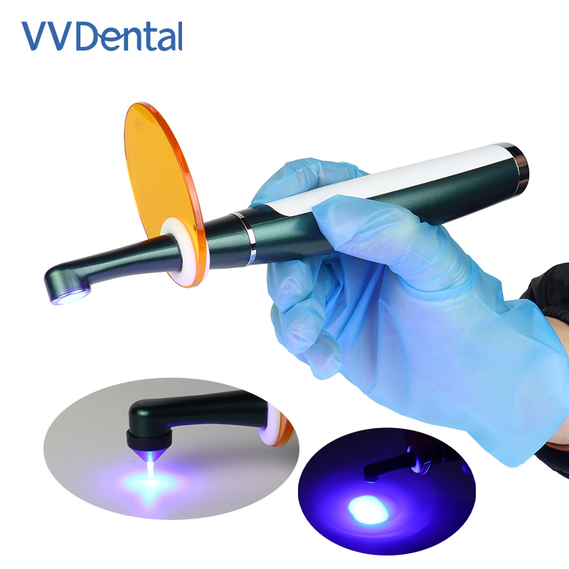 VV Dental Curing 1S  Photopolymer Outdoor Plastic Flashlight with Six Test Heads Wireless Charging Base  3200mw/cm²  LV6