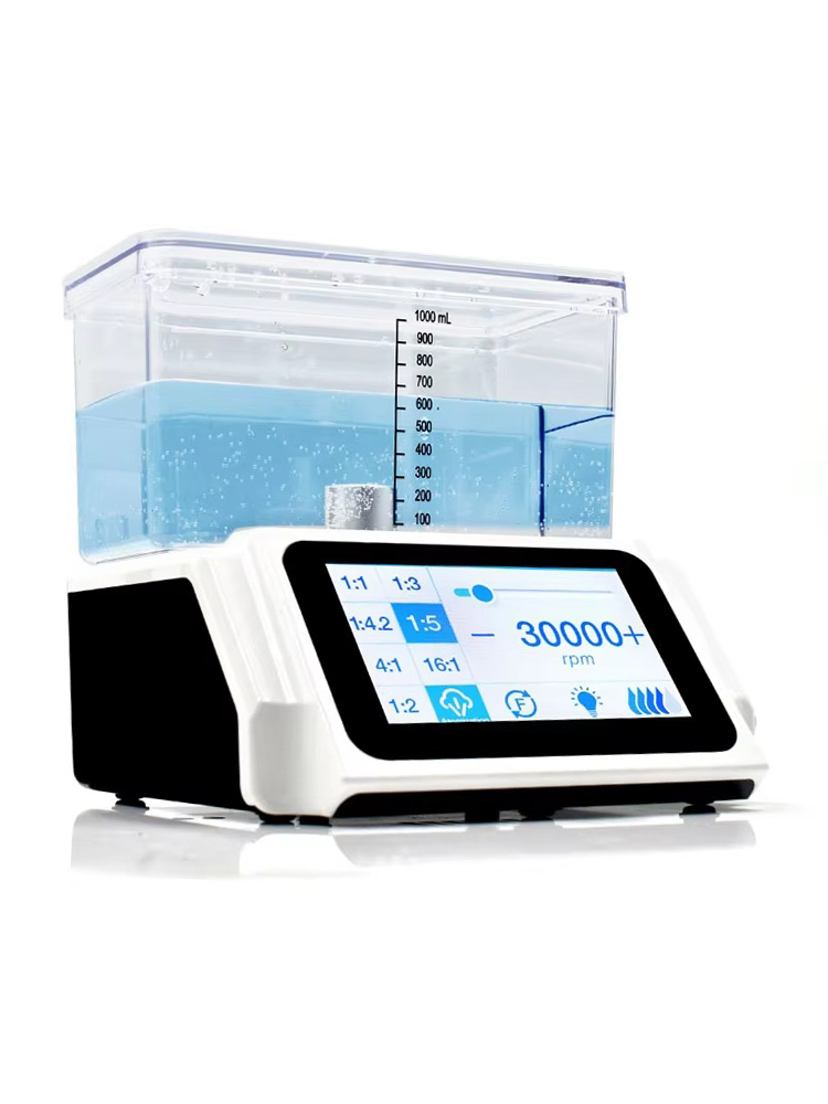 Dental micro-power system with screen