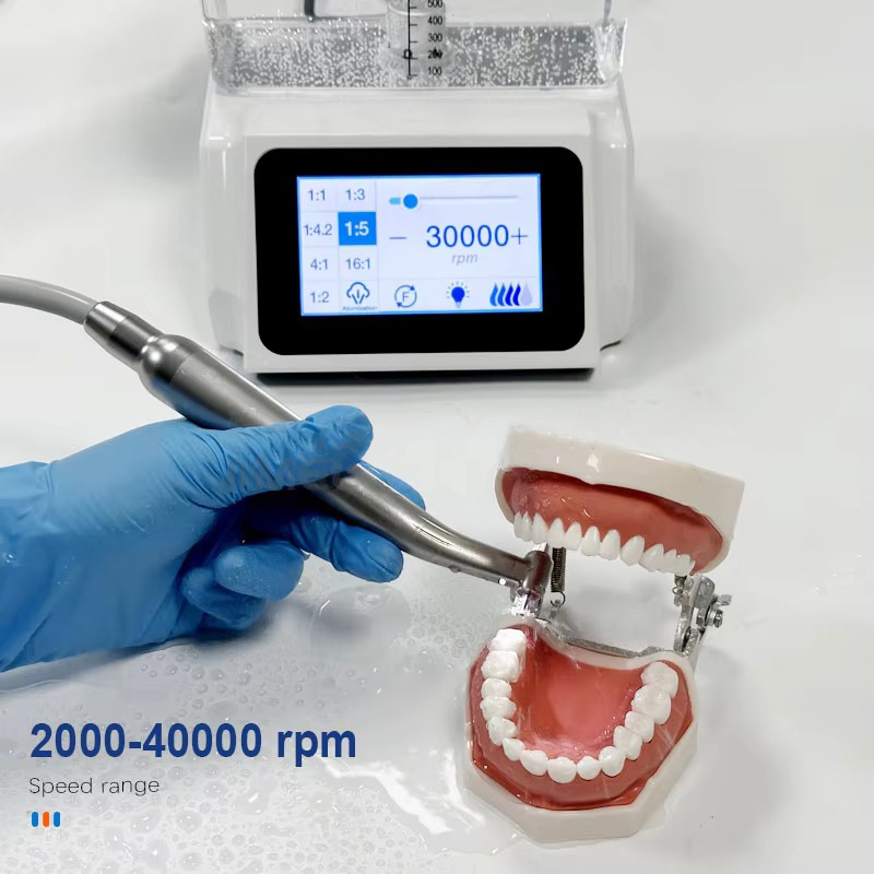 Dental micro-power system with screen
