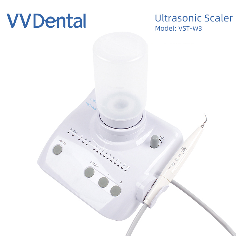 VVDental,VST- W3,Ultrasonic Tooth Scaler,with water bottle 5 tips,Effective for Removing Gum Stains Portable Device Fit EMS/UDS