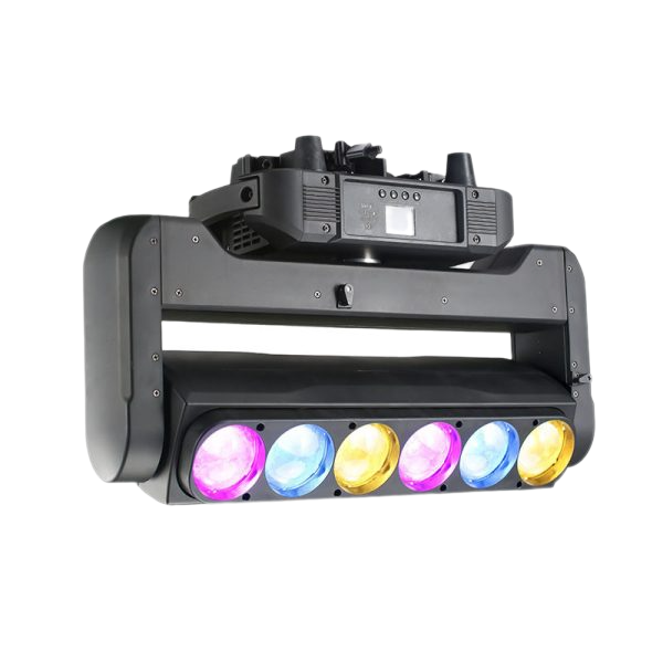 Bar M0660Z LED moving head 6 beam wash zoom 3-45