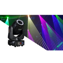 LTLB-300 Indoor Moving Head Full Color 3W Laser With LED Ring