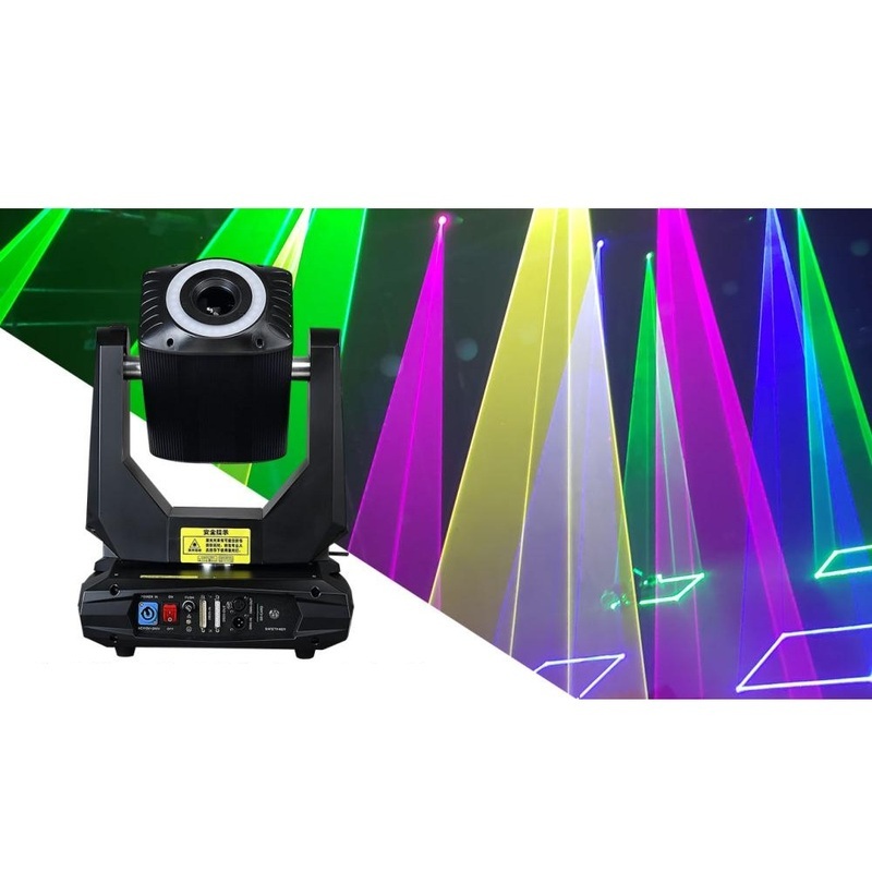 LTLB-1200 Indoor Moving Head Full Color 12W Laser With LED Ring