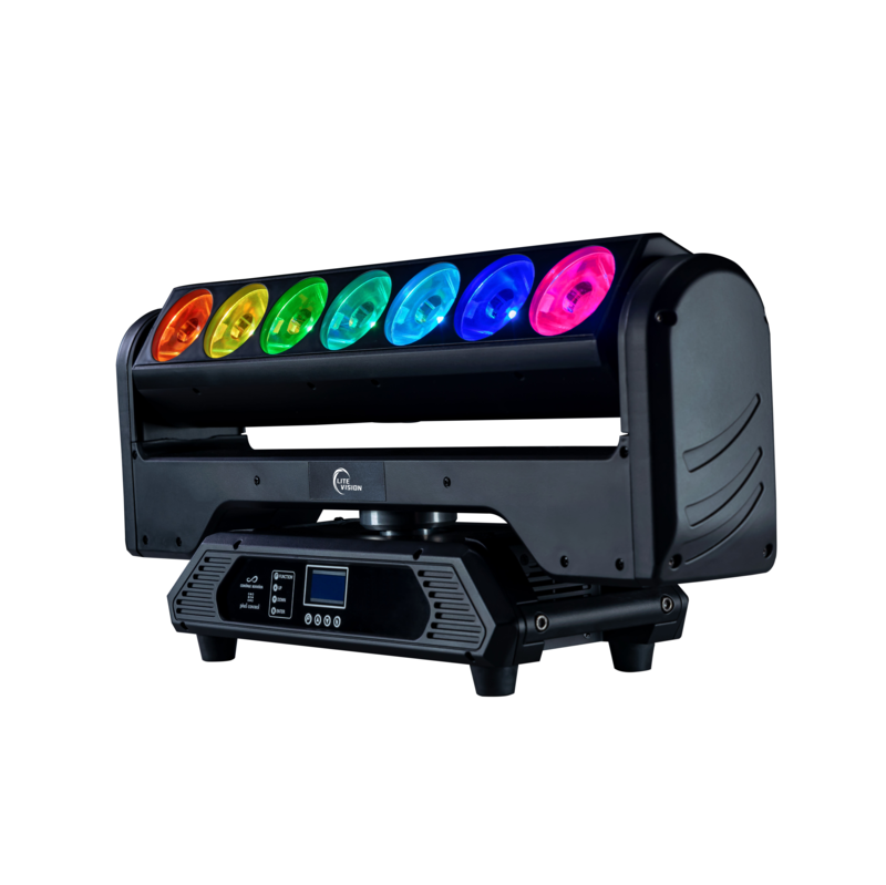Line M715 INIFITE PAN/TILT ROTATION LED 7X15W RGBW LIGHT