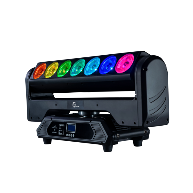 Line M715 INIFITE PAN/TILT ROTATION LED 7X15W RGBW LIGHT