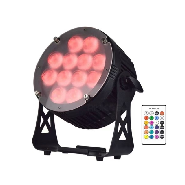 Battery light waterproof 12x18w RGBWA UV 6 in 1 color