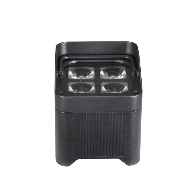 Battery light waterproof 4x20w RGBWA UV 6 in 1 color